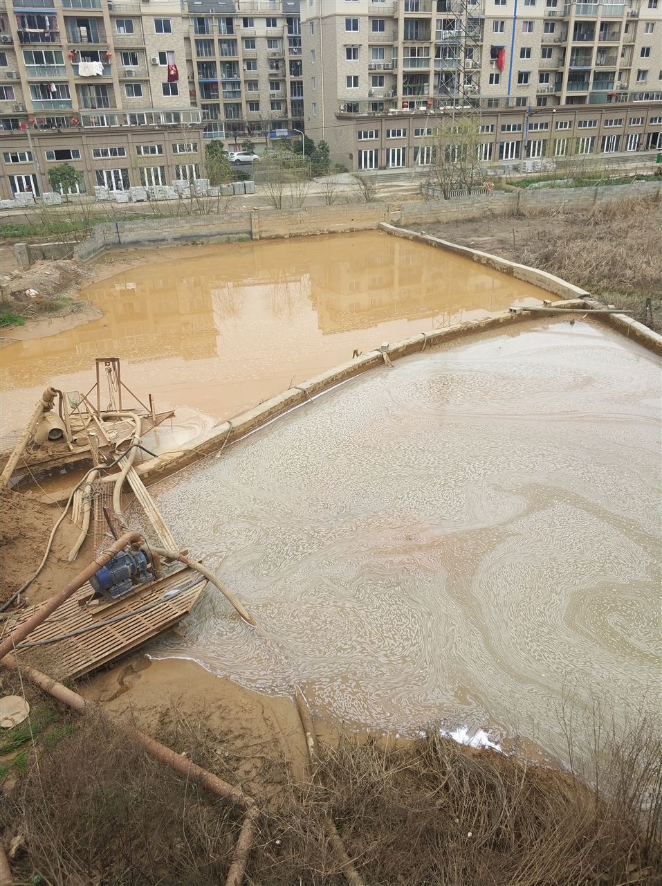 垦利沉淀池淤泥清理-厂区废水池淤泥清淤