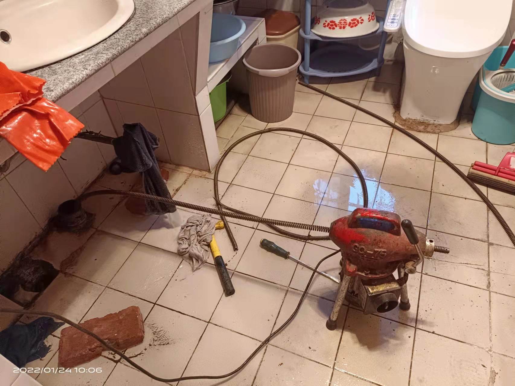 垦利疏通厨房下水道,地漏疏通